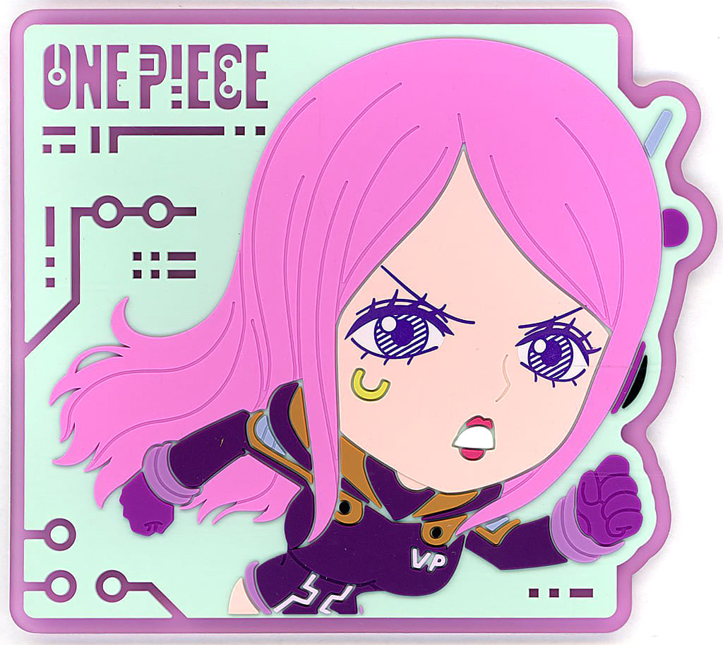 Jewelry Bonney Rubber Coaster from ONE PIECE: Egghead Arc Ichiban Kuji J Prize by BANDAI SPIRITS
