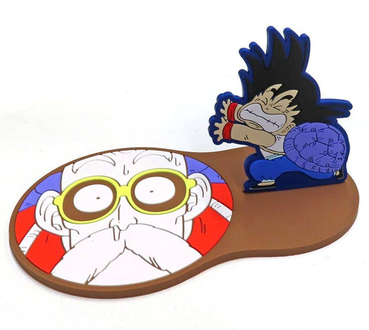 Son Goku Rubber Case & Rubber Coaster D Prize - Dragon Ball DRAGON HISTORY Ichiban Kuji, Approx. 11–14 cm, BANDAI SPIRITS