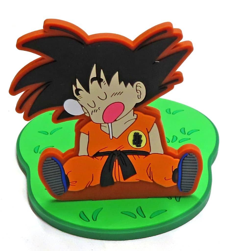 Sleeping Son Goku Rubber Coaster with Rubber Case - Ichiban Kuji Dragon Ball DRAGON HISTORY D Prize, BANDAI SPIRITS, Approx. 11–14 cm