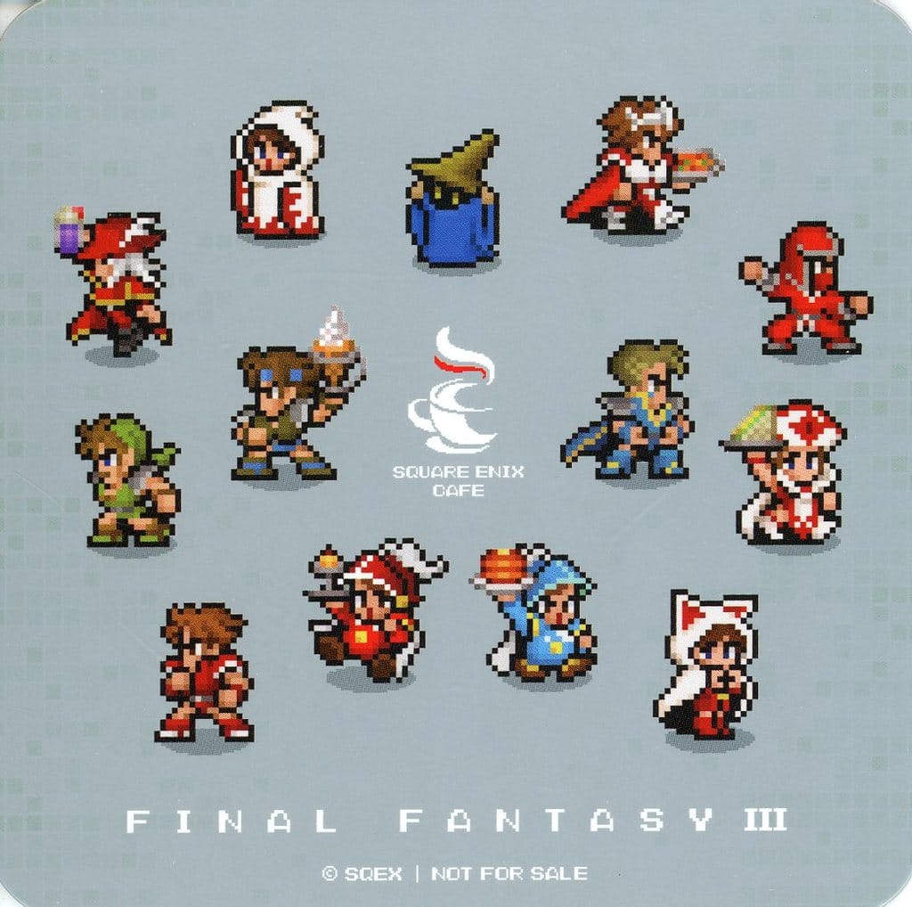 Final Fantasy III Original Coaster