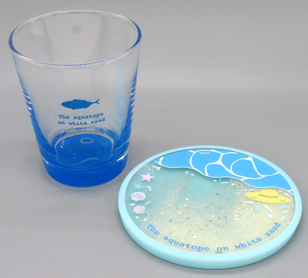 Kai Nakamura Color Glass & Coaster Set B - The Aquatope on White Sand x P.A.Works Collab