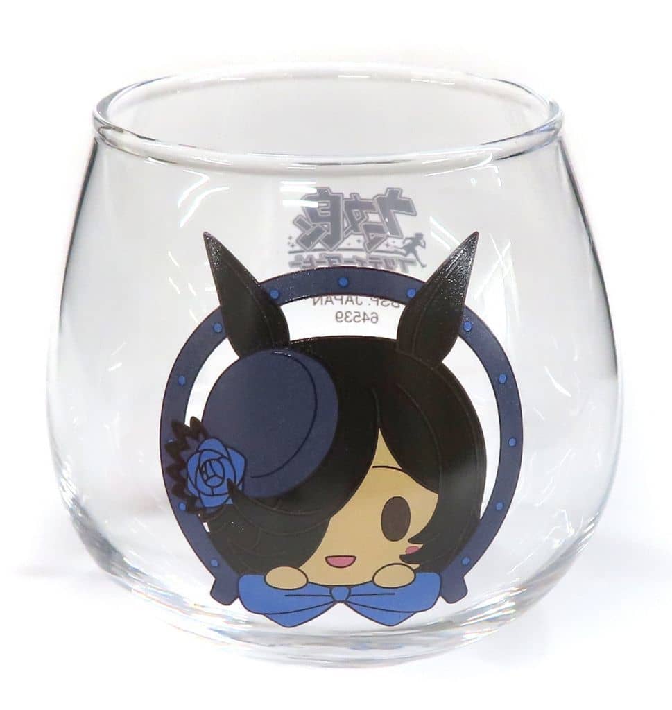 Rice Shower Chokonto Glass - Ichiban Kuji Umamusume Pretty Derby 10th Edition F Prize (BANDAI SPIRITS) 8cm - Pre-owned