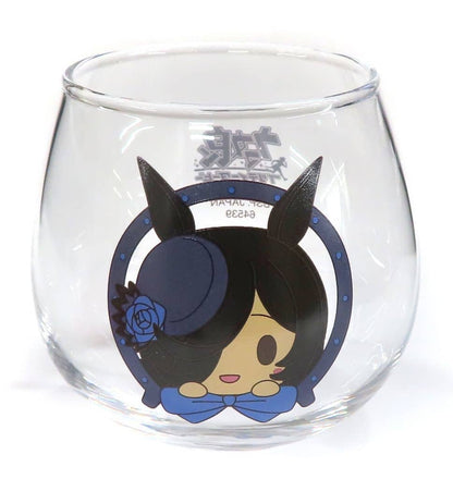 Rice Shower Chokonto Glass - Ichiban Kuji Umamusume Pretty Derby 10th Edition F Prize (BANDAI SPIRITS) 8cm - Pre-owned