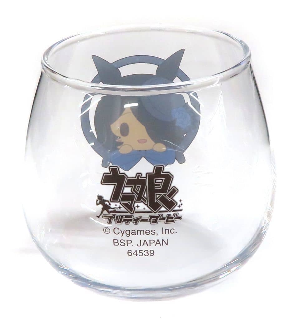 Rice Shower Chokonto Glass - Ichiban Kuji Umamusume Pretty Derby 10th Edition F Prize (BANDAI SPIRITS) 8cm - Pre-owned