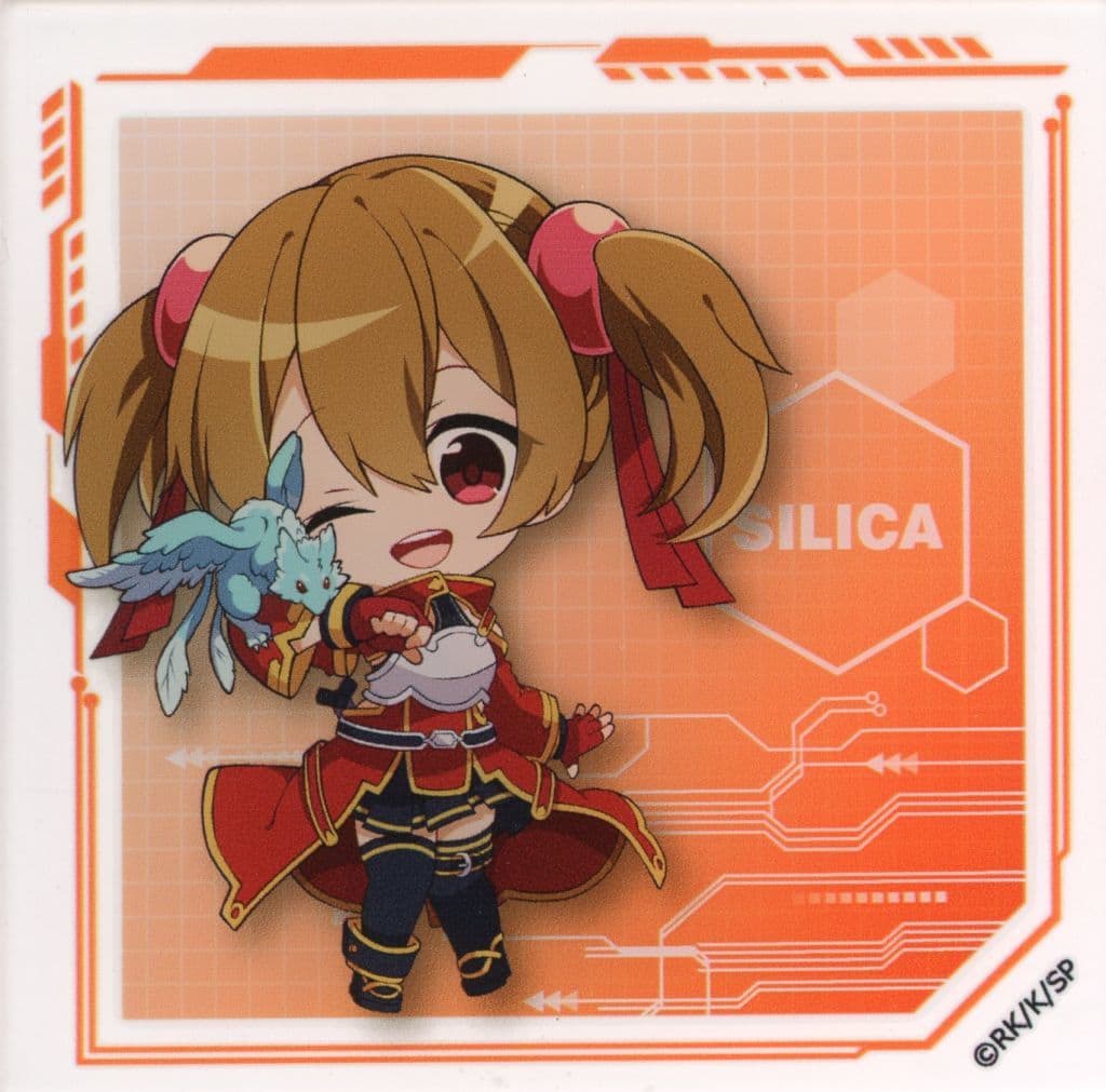 Silica Sword Art Online Acrylic Coaster, Approx. 76 mm