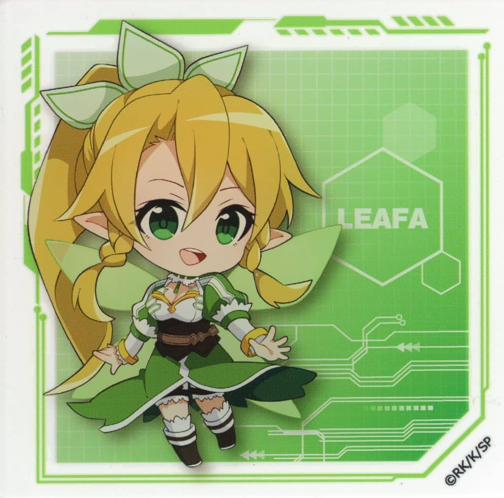 Leafa Sword Art Online Acrylic Coaster