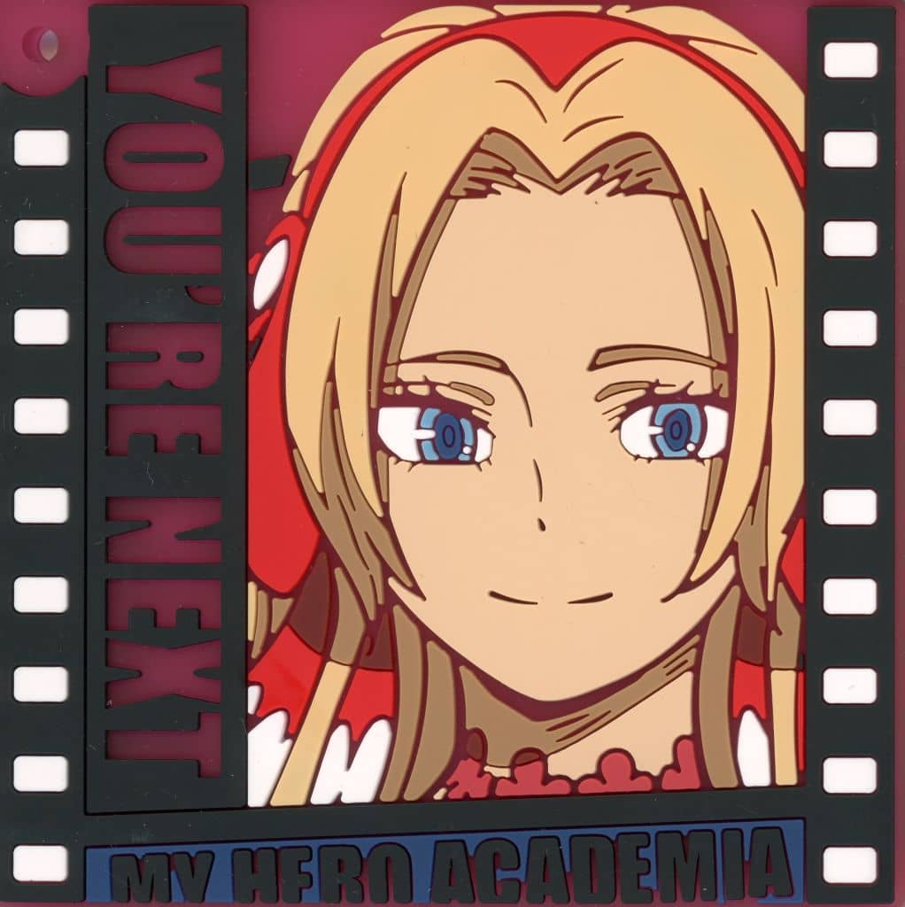 Anna Scervino Rubber Coaster from My Hero Academia: You're Next Ichiban Kuji G Prize, Length Approx. 8 cm, BANDAI SPIRITS