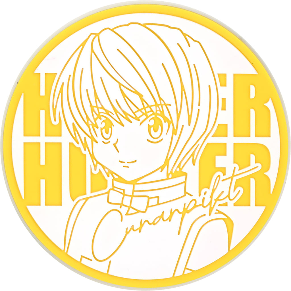 Kurapika HUNTER×HUNTER Big Rubber Coaster by Bandai, Approx. 9 cm