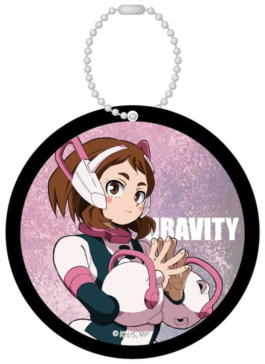 Ochaco Uraraka Rubber Coaster and Keychain from My Hero Academia, Approx. 95 x 4 mm, PML
