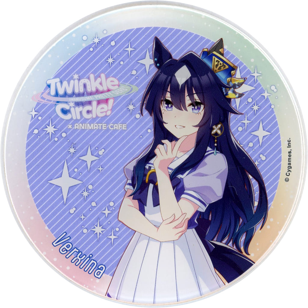 Verxina Trading Acrylic Coaster - Umamusume Pretty Derby Twinkle Circle! Animate Cafe Pop-up in Makuhari Messe (Paid Cafe Bonus, 90mm)