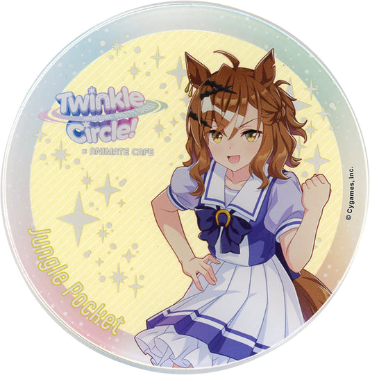 Jungle Pocket Trading Acrylic Coaster - Umamusume Pretty Derby Twinkle Circle! animatecafe in Makuhari Messe (Paid Cafe Bonus, Approx. 90mm) - Animate