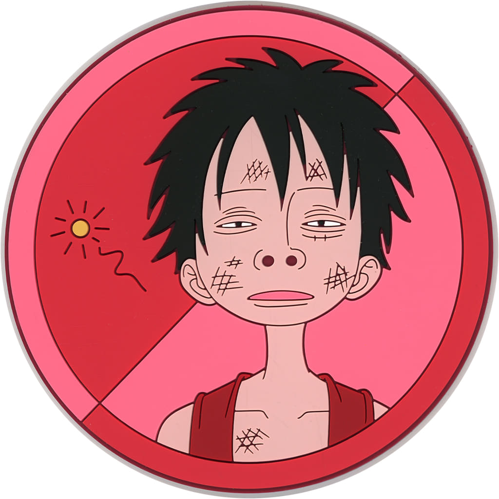 Monkey D. Luffy Rubber Coaster - Ichiban Kuji The Greatest Battle, ONE PIECE G Prize, Approx. 10 cm, BANDAI SPIRITS