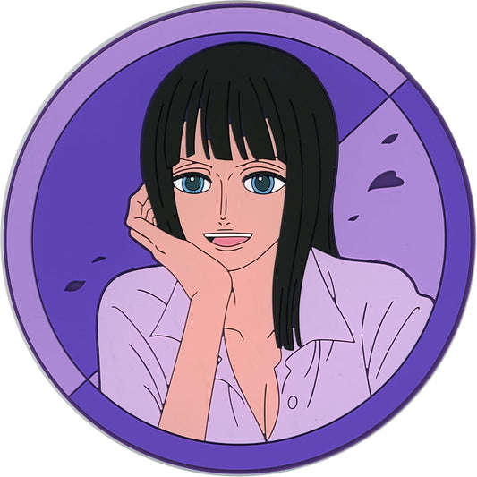 Nico Robin Rubber Coaster from One Piece Ichiban Kuji The Greatest Battle G Prize by BANDAI SPIRITS, 10 cm