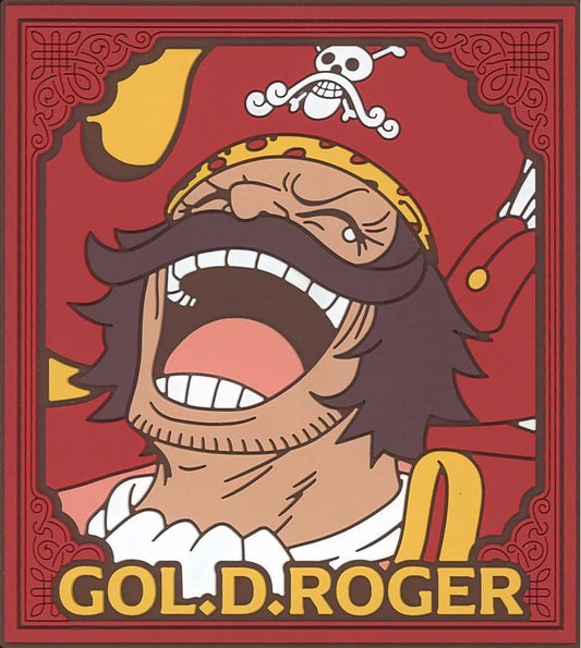 Gol D. Roger Rubber Coaster and Rubber Tie from ONE PIECE Ichiban Kuji Roger Pirates: Legendary Pirates J Prize by BANDAI SPIRITS