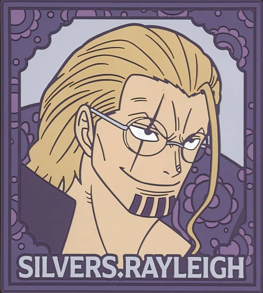 Silvers Rayleigh Rubber Coaster - ONE PIECE Ichiban Kuji Roger Pirates: Legendary Pirates J Prize