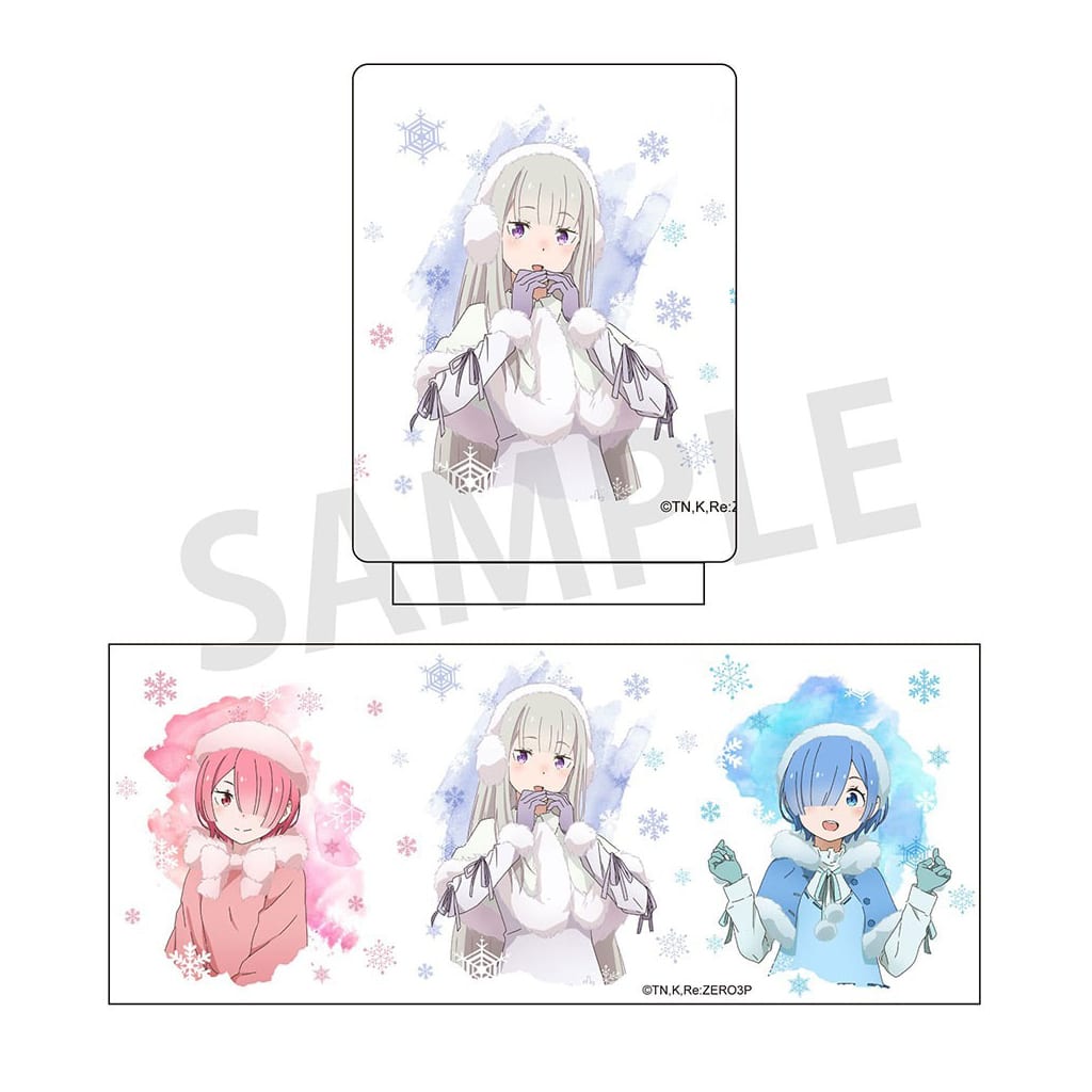 Re:Zero Emilia, Ram & Rem Winter Ver. Teacup