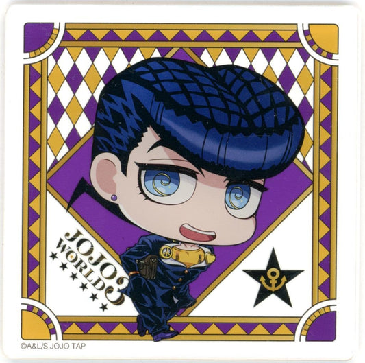 Josuke Higashikata Acrylic Coaster - JoJo's Bizarre Adventure JOJO WORLD 3 Promo Approx. 90 x 90 mm