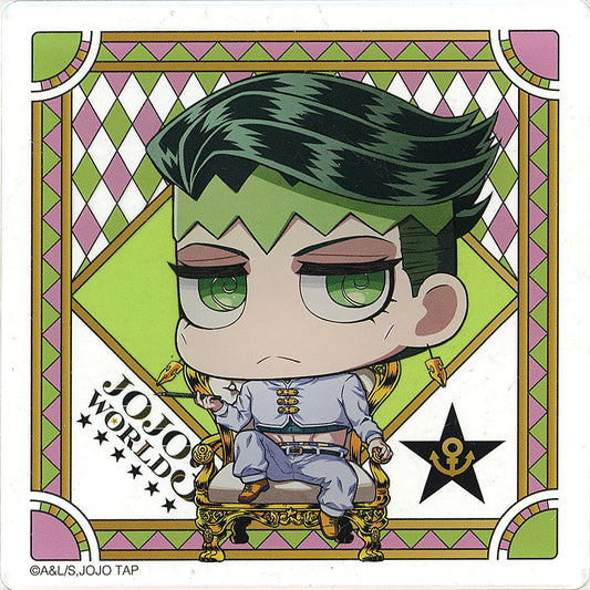 Rohan Kishibe Acrylic Coaster - JoJo's Bizarre Adventure JOJO WORLD 3 Promo (Approx. 90 x 90 mm)