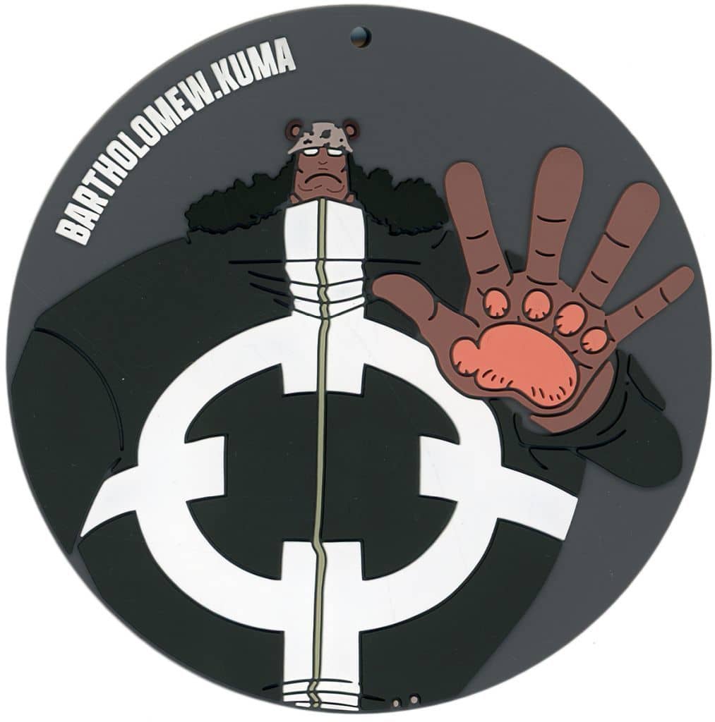 Bartholomew Kuma Rubber Coaster from ONE PIECE Ichiban Kuji Trial Beyond the Trials H Prize by BANDAI SPIRITS