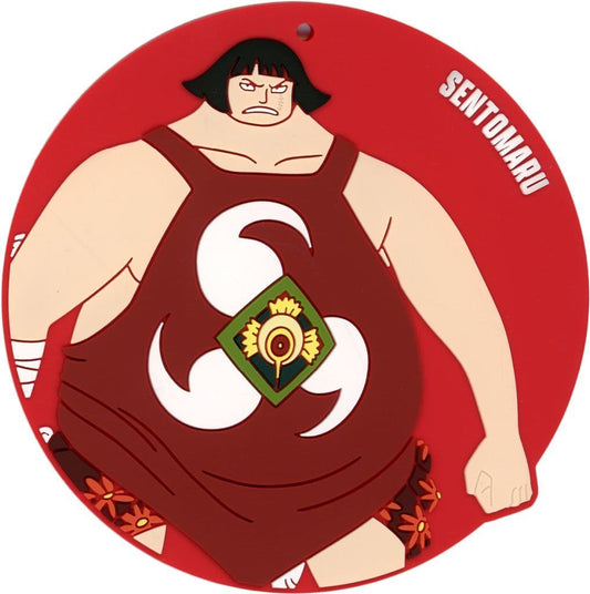 Sentomaru Rubber Coaster from Ichiban Kuji ONE PIECE H Prize, BANDAI SPIRITS, Approx. 9.5–11 cm