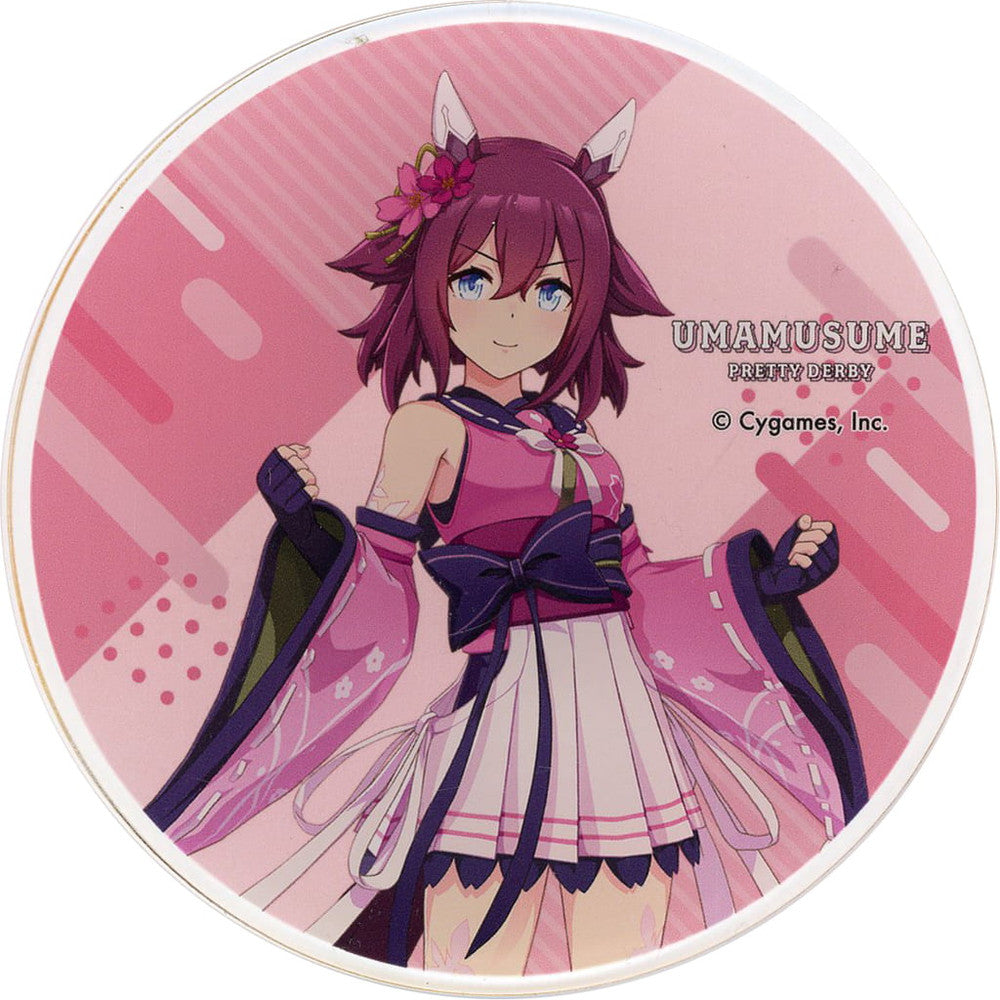 Sakura Chiyono O Acrylic Coaster - Umamusume: Cinderella Gray x Kasamatsu Racecourse Collab 2025 Animate Cafe In Kasamatsu (Menu Purchase Bonus) - Animate