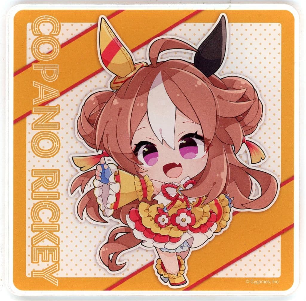 Copano Rickey Acrylic Coaster - Umamusume Pretty Derby POP UP STORE in TOIVO Vol.4 (Anchovy, ~90×90mm, Pre-owned)