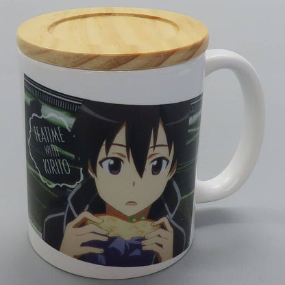 Kirito Take a Break Lidded Full-Color Mug