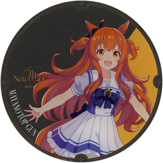 Mayano Top Gun Acrylic Coaster A Group - Umamusume Pretty Derby 6th EVENT The New Frontier × animate cafe Paid Bonus (Animate, Used, 90×90mm)
