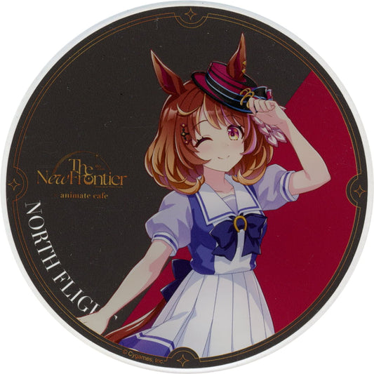 North Flight Acrylic Coaster B Group — Umamusume Pretty Derby 6th EVENT The New Frontier × animatecafe Paid Bonus (Animate) (Pre-owned)