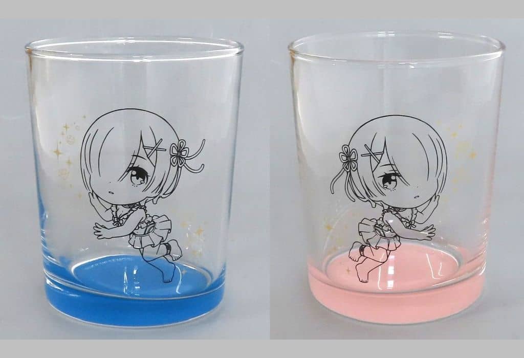 Re:ZERO E Prize Glass Set of 2 Rem Ram