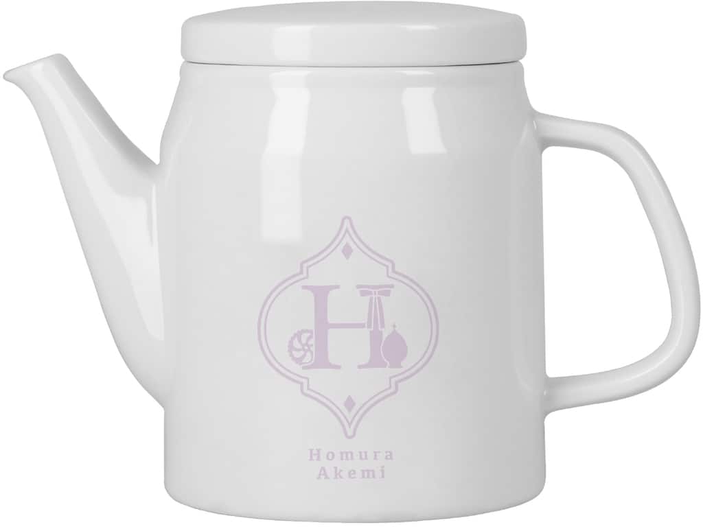Homura Akemi Initial Motif Teapot - Puella Magi Madoka Magica Collab by Arma Bianca ar-Unity (Approx. 19 cm, 550cc)