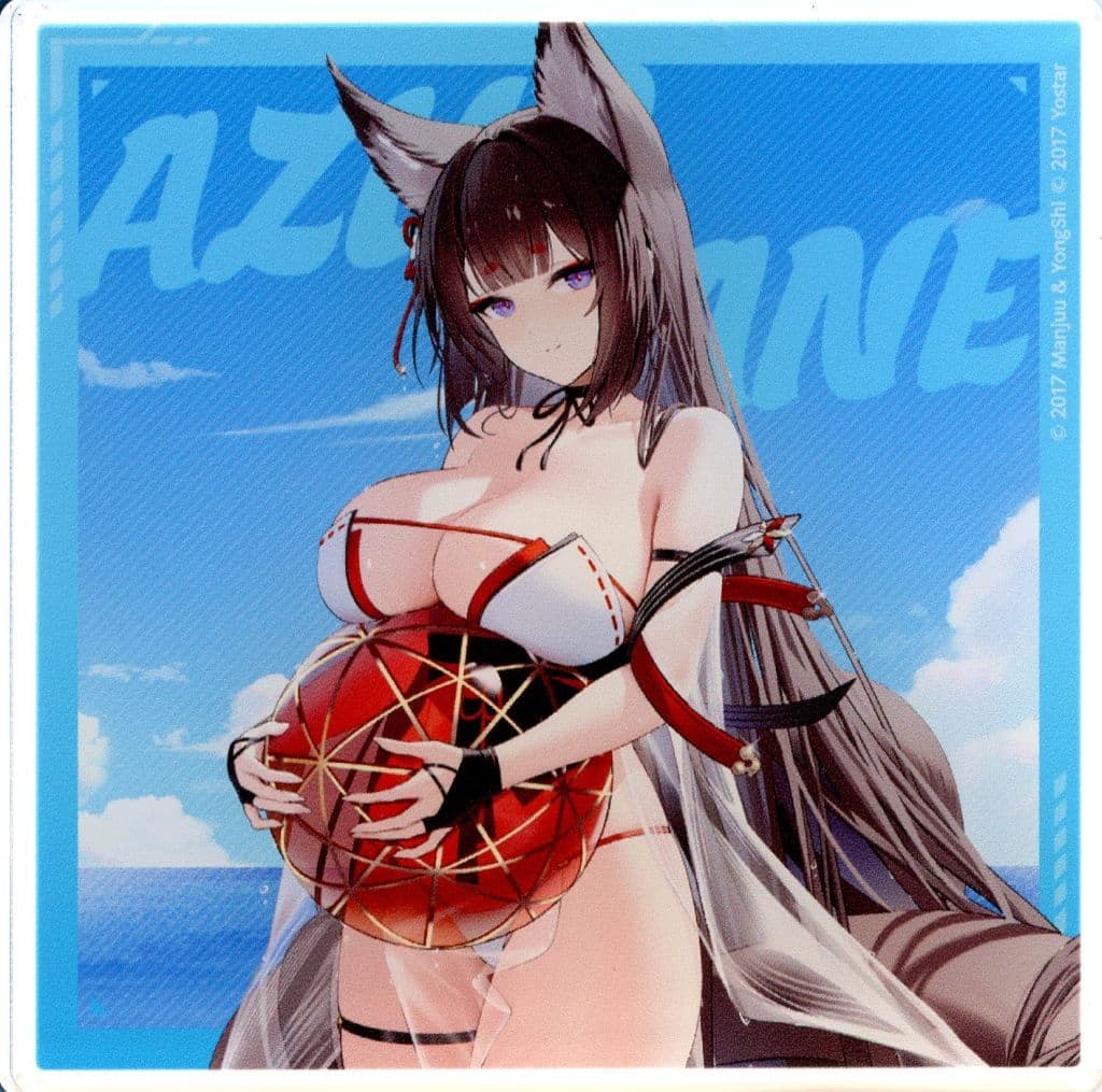 Azur Lane Summer Fair 2025 Acrylic Coaster - Approx. 80 mm - MAGES. (Pre-owned)