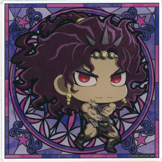 Iggy Cafe Acrylic Coaster - JoJo's Bizarre Adventure THE★JOJO WORLD Drink Menu Bonus (Approx. 90 mm)