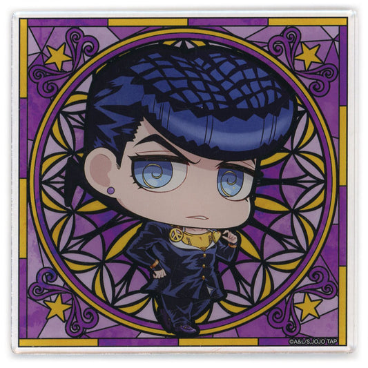 Josuke Higashikata Iggy Cafe Acrylic Coaster - JoJo's Bizarre Adventure THE★JOJO WORLD Drink Menu Bonus (Bandai Namco Experience) Approx. 90 mm