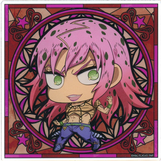 Diavolo Acrylic Coaster — IGGY CAFE Drink Menu Bonus (JoJo's Bizarre Adventure) Approx. 90 mm — Bandai Namco Experience