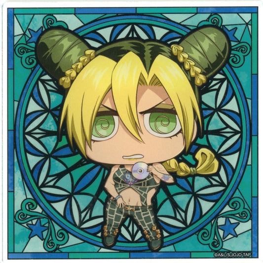 Jolyne Cujoh Acrylic Coaster - JoJo's Bizarre Adventure THE★JOJO WORLD Drink Menu Promo (Approx. 90 mm)