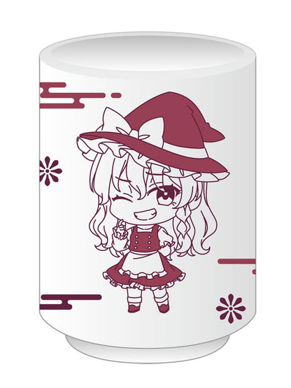 Reimu Hakurei & Marisa Kirisame Yunomi (Tea Cup) - Touhou Project Movic Porcelain 7.2 × 10.2 × 7.2 cm Pre-owned