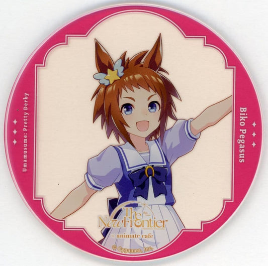 Biko Pegasus Trading Acrylic Coaster - Umamusume Pretty Derby 6th EVENT The New Frontier Autumn Performance A Group (Animate Cafe, 90mm) - Used