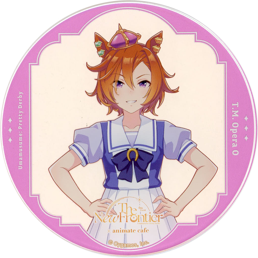 T.M. Opera O Trading Acrylic Coaster — Umamusume Pretty Derby 6th EVENT The New Frontier Autumn Performance × animatecafe (90mm, Group B) — Animate