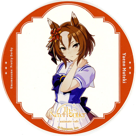 Yaeno Muteki Acrylic Trading Coaster (90mm) - Umamusume Pretty Derby 6th EVENT The New Frontier Autumn Performance × animate cafe (Used, Animate)