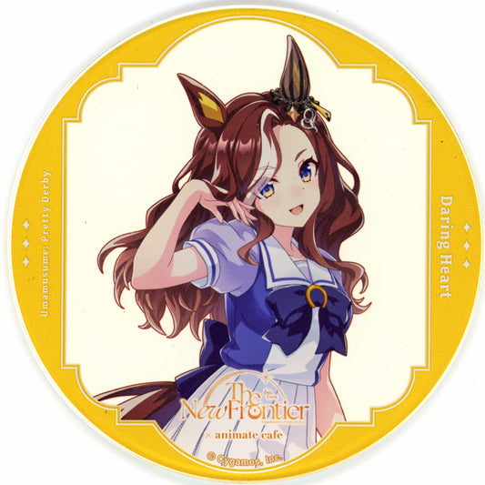 Daring Heart Trading Acrylic Coaster - Umamusume Pretty Derby 6th EVENT The New Frontier Autumn Performance × animatecafe (Animate) - 90mm