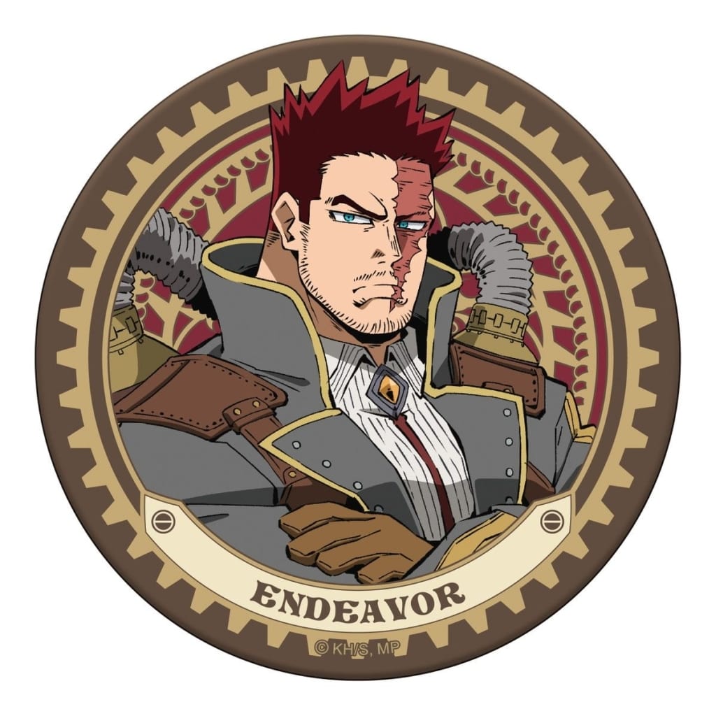 My Hero Academia Endeavor Leather Coaster Steampunk Ver.