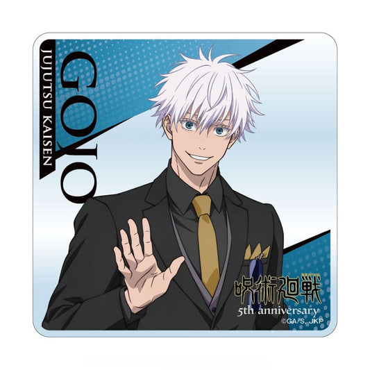 Satoru Gojo 5th Anniversary Suit Visual Acrylic Coaster - Jujutsu Kaisen (Toho, Approx. 90 x 90 mm)