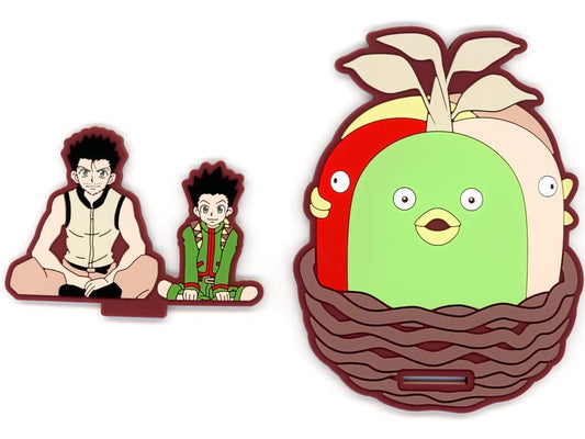 Gon Freecss & Ging Freecss Rubber Coaster Collection J Prize from Hunter x Hunter: Cross the “X-Day” by BANDAI SPIRITS