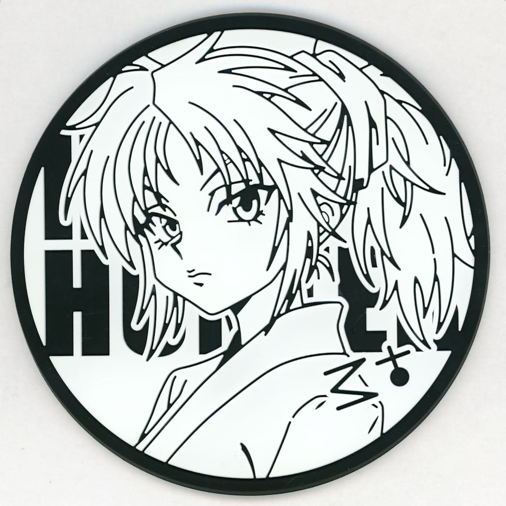 Machi Komacine Big Rubber Coaster from Hunter x Hunter Phantom Troupe Series, Bandai, Approx. 10 cm
