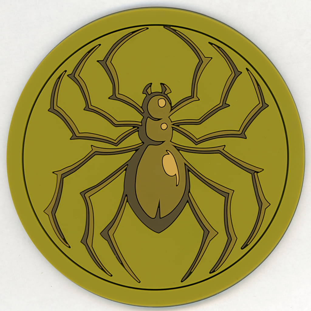 Phantom Troupe Coin Big Rubber Coaster from Hunter x Hunter, Bandai, Approx. 10 cm