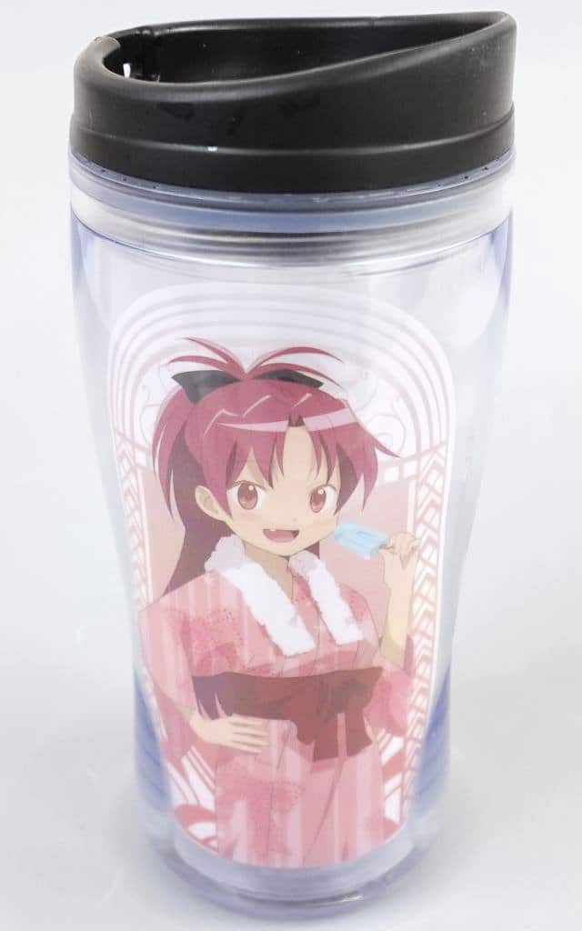 Kyoko Sakura Tumbler - Puella Magi Madoka Magica Movie Rebellion × RAKU SPA Promotional Drink Bonus (GK Marketing) Height Approx. 70 mm