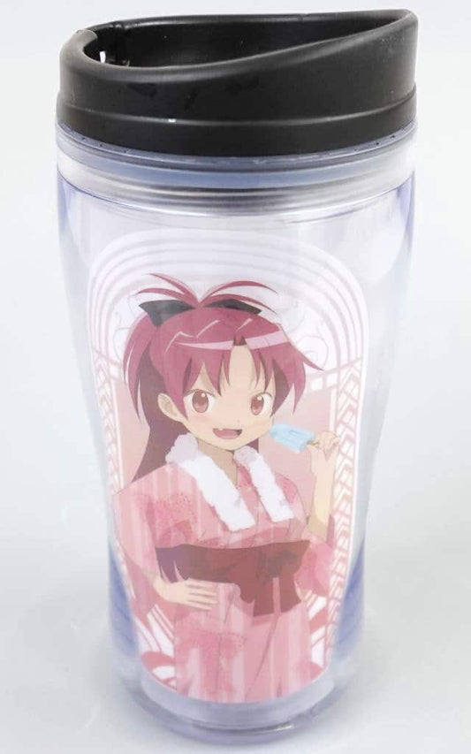 Kyoko Sakura Tumbler - Puella Magi Madoka Magica Movie Rebellion × RAKU SPA Promotional Drink Bonus (GK Marketing) Height Approx. 70 mm