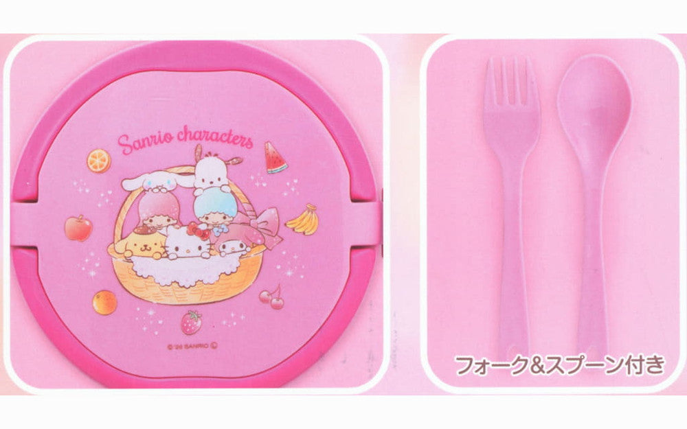 Sanrio Characters Sparkling Fruits 3-Tier Picnic Lunch Box