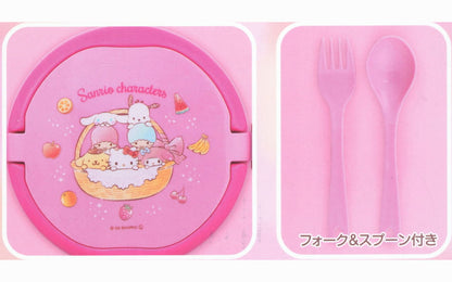 Sanrio Characters Sparkling Fruits 3-Tier Picnic Lunch Box